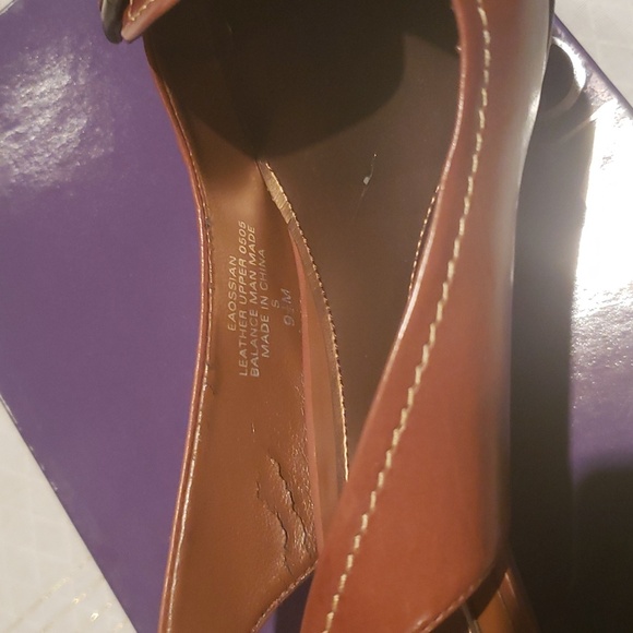 Enzo Angiolini NEW Closed Toe Slingback Stiletto Heels Pump Leather Women's 9.5 - Picture 14 of 17